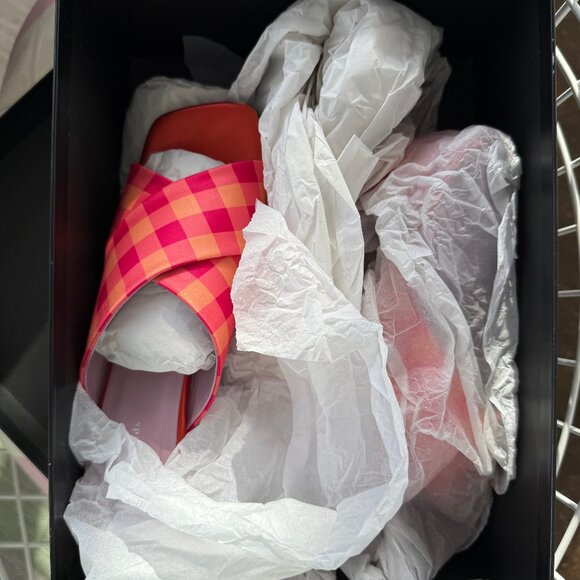 Unreal Fields Madge Fuschia/Orange Sandal Size 9/EU 40 - Picture 8 of 9